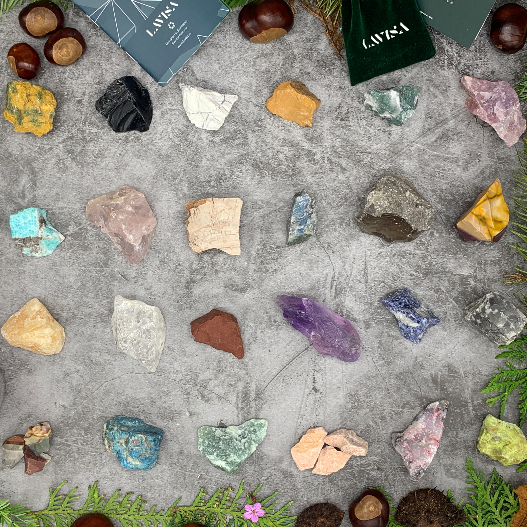 Advent calendar (24 crystals)