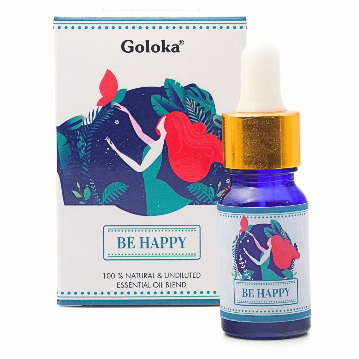 Goloka Ätherische Öl-Mischungen - 1x 10ml / Be Happy