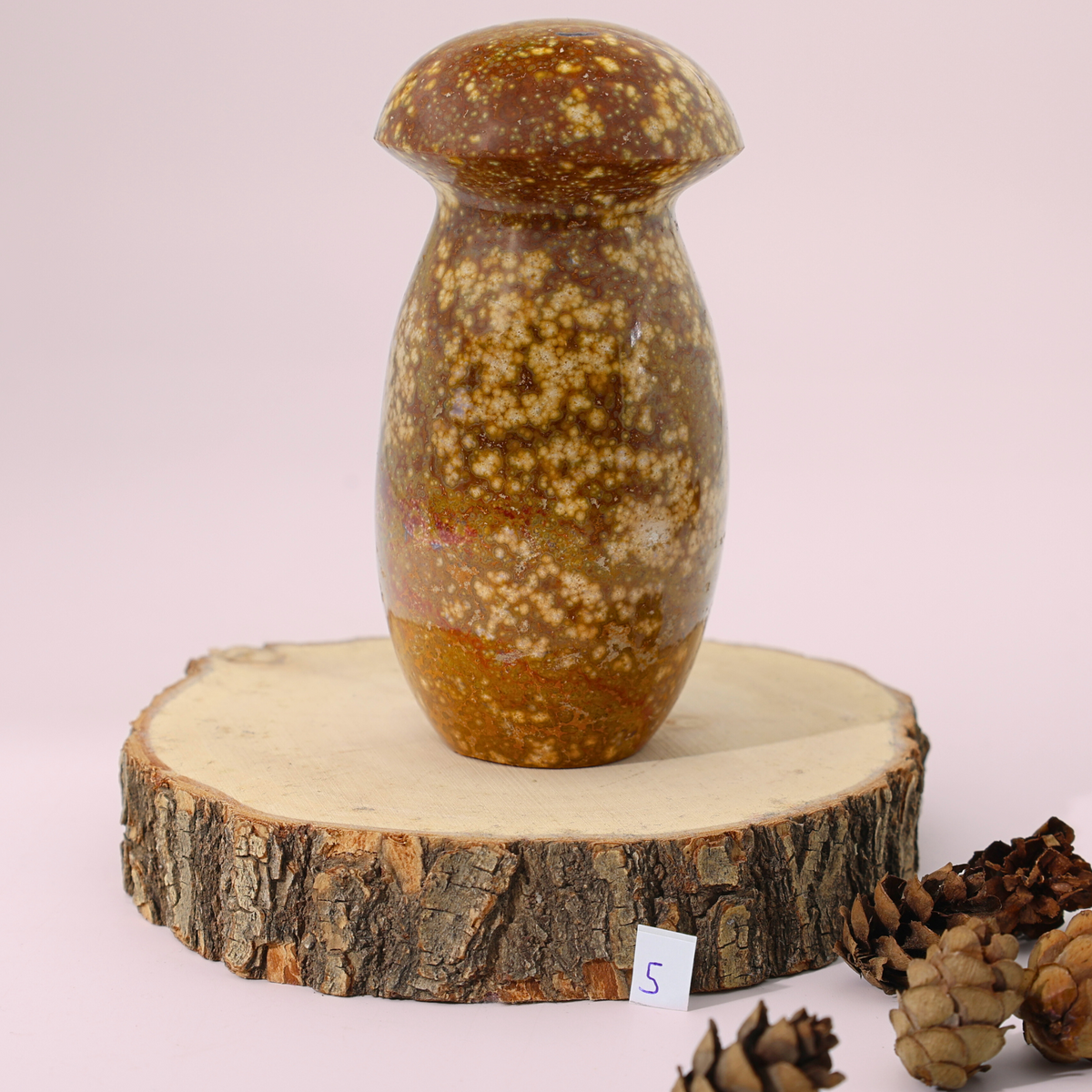Ozean Jaspis Pilze - #5 421g
